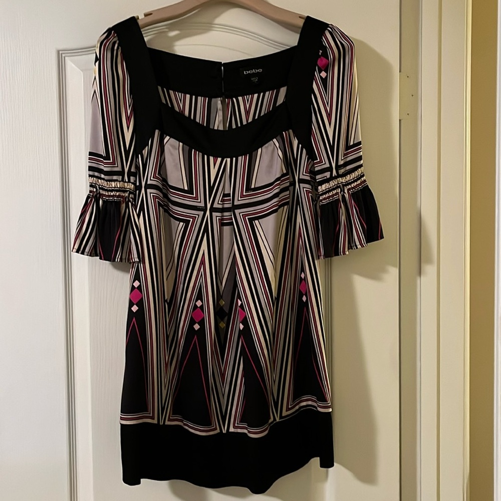 96% Silk, Never Worn, Bebe Dress Size Medium